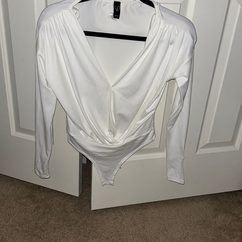 White Bodysuit from Express